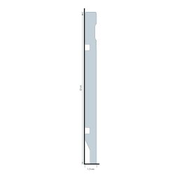 Rodapé de Poliestireno Frisado 20cm x 2,40m Rende 2,40 Metros Casa Grassi  - 6