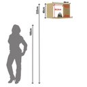 Ver imagem 3 de Nicho Aéreo Multiuso 60cm para Microondas e Forno Elétrico TM1225 Nanda Nature