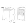Mesa Dobrável Multiuso Branca Ajustável Home Office 18 em 1 - 4