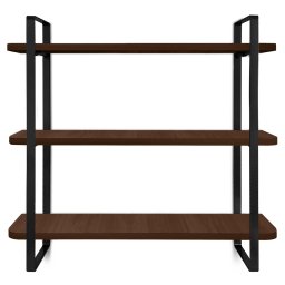 Prateleira Tripla Nicho Hone Modelo Industrial Decoração Casa 60x15 Preta/Villandry - 3