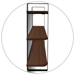 Prateleira Tripla Nicho Hone Modelo Industrial Decoração Casa 60x15 Preta/Villandry - 6
