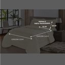 Ver imagem 4 de Edredom Conforto 5 Peças Casal Queen Dupla Face Bege Casa Dona