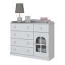 Ver imagem 4 de Quarto de Bebê Completo com Guarda-Roupa 4 Portas e 4 Gavetas, Cômoda e Berço Mini Cama Provençal He