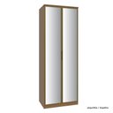 Ver imagem 1 de Guarda Roupa Modulado 02 Portas de Vidro 234cm Setiba