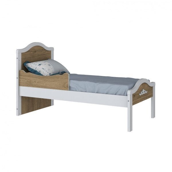 Quarto de Bebê Completo com Cômoda 5 gavetas e Berço Mini Cama Provençal Henn - 5