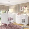 Quarto de Bebê Completo com Cômoda 5 Gavetas e Berço Mini Cama Provençal Henn - 1