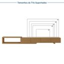 Ver mais imagens de Rack com Painel Ripado Extensível para TV até 86 Polegadas 320cmx230cm Liso Aruá CabeCasa MadeiraOriginals