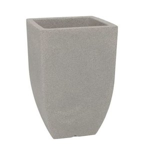 Vaso de Plantas Malta Trapézio 30x45cm Granito Pedra Vasart