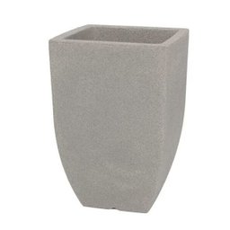 Vaso de Plantas Malta Trapézio 30x45cm Granito Pedra Vasart - 2