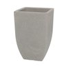 Vaso de Plantas Malta Trapézio 30x45cm Granito Pedra Vasart - 2