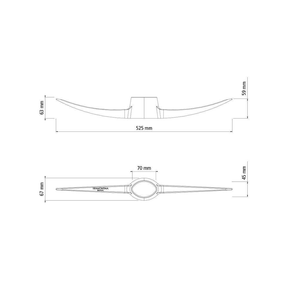 Picareta 2 Pontas Tramontina em Aço Tamanho 5 sem Cabo - 2
