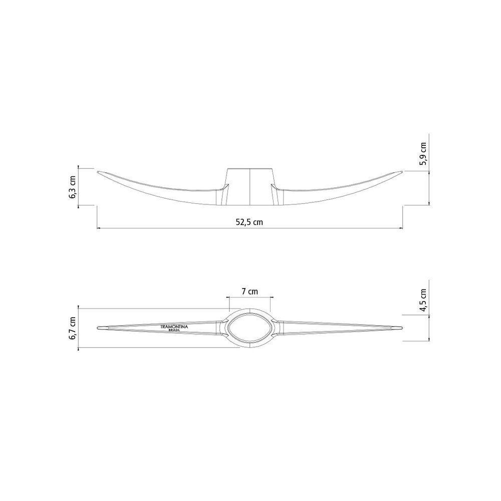 Picareta 2 Pontas Tramontina em Aço Tamanho 5 sem Cabo - 3