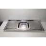 Pia para Cozinha em Inox com Cuba Simples 160x52cm Fabrinox - 1