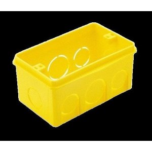 Kit 06 Unidades - Caixa de Luz 4x2 Amarela Tramontina