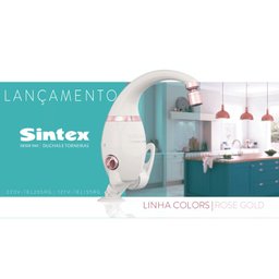 Torneira Elétrica Eletrônica Rose Gold 220v 6500w Tel265RG Sintex - 7