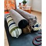 Bolster Yoga Almofada Formato Cilíndrico Em Sarja Santo Ócio Ø18x80cm - Verde Musgo - 6