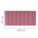 Ver imagem 2 de Painel Estofada Carla 160cm Queen Size para Cama Box Quarto Suede Rosa Bebê - Gat Magazine