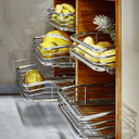 Ver imagem 3 de Gaveta Multiuso Masutti Fruteira Aramada Deslizante Inox 77x47x13cm Cozinha