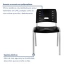 Ver imagem 6 de Cadeira Escritório Fixa Empilhável Hotel Auditório Elo