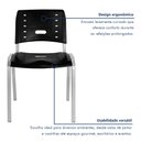 Ver imagem 4 de Cadeira Escritório Fixa Empilhável Hotel Auditório Elo