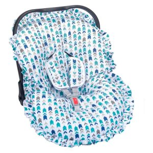 Capa para Bebê Conforto com Protetor de Cinto Dinossauro - Batistela Baby