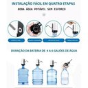 Ver imagem 2 de Bomba Elétrica para Galão Água Recarregável Preto