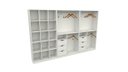 Ver imagem 3 de Kit Closet Armário Colmeia Cabideiro M21