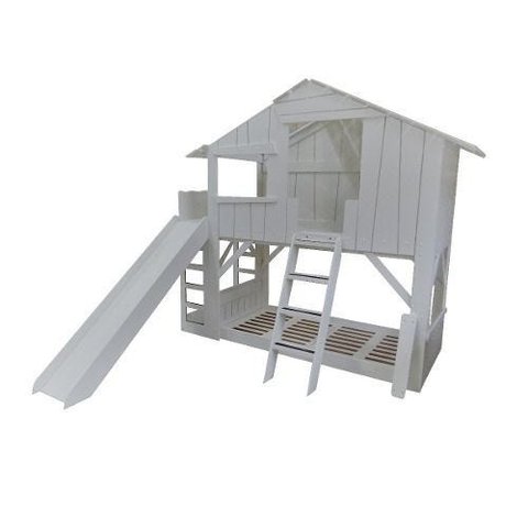 Cama Cabaninha Com Escorregador (meninas, Meninos, quarto)