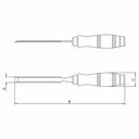 Ver imagem 3 de Formão 1/4 Tramontina com Cabo Madeira Ergonômico Envernizado Tramontina
