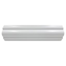 Rodameio de Poliestireno Frisado 7,5cm x 2,40m Rende 2,40 Metros Casa Grassi - 1