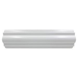 Rodameio de Poliestireno Frisado 7,5cm x 2,40m Rende 2,40 Metros Casa Grassi