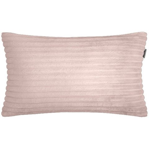 Almofada Retangular Flanel Pelúcia Rosa 50x28cm