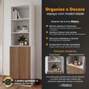 Ver imagem 6 de Estante Malmo 2 Portas MDP 51cm Branco com Freijo Mercado Das Prateleiras