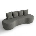 Ver imagem 4 de Sofa 3 Lugares Organico Ibiza 210 Cm Linho Silver Vazzano