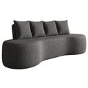 Ver imagem 1 de Sofa 3 Lugares Organico Ibiza 210 Cm Linho Silver Vazzano