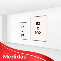 kit com 2 Quadros Decorativos Florais com Moldura e Vidro para Sala Quarto Escritório e Clínica 82x1 - 6