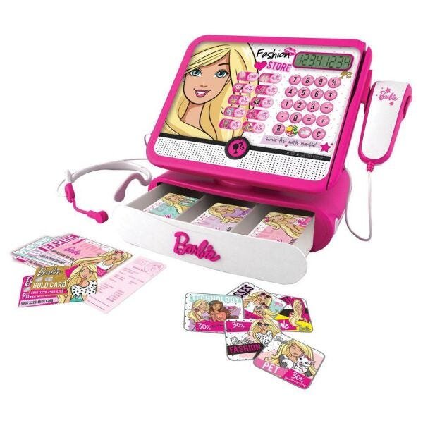 Caixa Registradora da Barbie F00247 - FUN