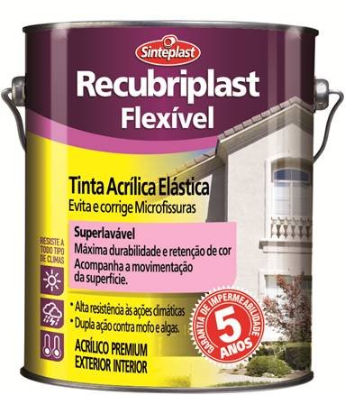RECUBRIPLAST FLEXIVEL FOSCO 3,6 LT: Gelo - 1