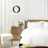 Pendente Madeira Redondo Slim 25 Cm:preto - 3