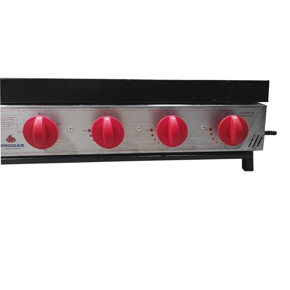 Chapa Bifeteira Char Broiler a Gás de 80 Cm Prcb-800 Progás - 5