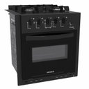 Ver imagem 3 de Fogao de Embutir 4 Bocas Venax Picasso Line Preto Fosco Gas Glp