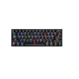 TECLADO GAMER MOTOSPEED CK62 PRETO SWITCH VERMELHO RGB - 1