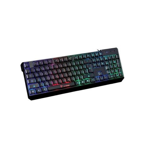 TECLADO GAMER MOTOSPEED K70 PRETO MEMBRANA RAINBOW USB