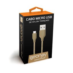 Cabo Micro USB Gold 1M Essential - Esmigo - Geonav - 1