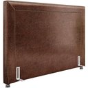 Ver imagem 7 de Cabeceira Cama Box Queen 160 cm P05 Berlim Corino Marrom - Lyam Decor