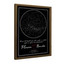 Ver imagem 5 de Quadro Mapa Das Estrelas em Moldura Caixa Tacolado Papel de Parede Moldura Caixa 3cm F