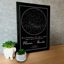 Ver imagem 1 de Quadro Mapa Das Estrelas em Moldura Caixa Tacolado Papel de Parede Moldura Caixa 3cm F