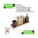 Ver imagem 6 de Porta Shampoo Adesivo sem Furar Parede Branco F.df