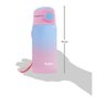 Garrafa Térmica Infantil Buba Água Rosa e Azul com Canudo 400ml Inox - Buba - 3