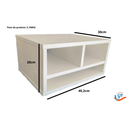 Ver imagem 3 de Suporte de Mesa para Impressora Organizadora Escritório Branco Cód.814